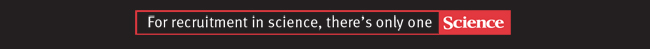 For recruitment in science there's only one Science
